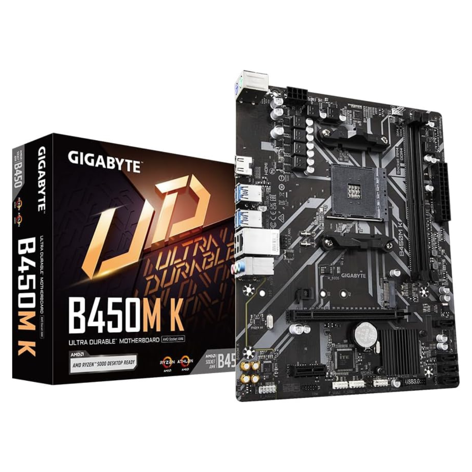 GigaByte B450M AMD B450 AM4 DDR4 Micro ATX Motherboard - Laptops